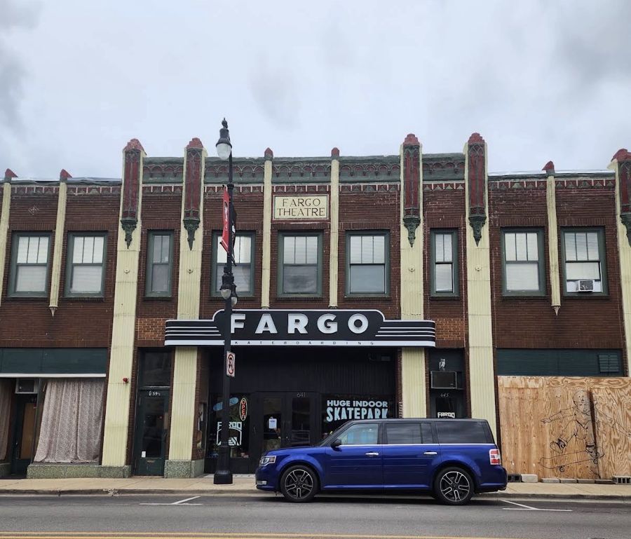 Look for the FARGO sign